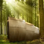 Small shelter inspired by armadillo