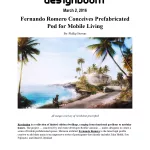 Fernando Romero Conceives Prefabricated Pod for Mobile Living