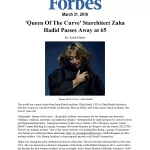 'Queen Of The Curve' Starchitect Zaha Hadid passes away at 65