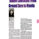 Daniel Libeskind: From Ground Zero to Manila