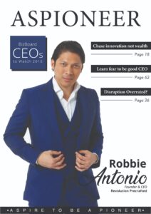 Aspioneer 2018 Robbie_Antonio_Revolution Precrafted_CEOs To Watch