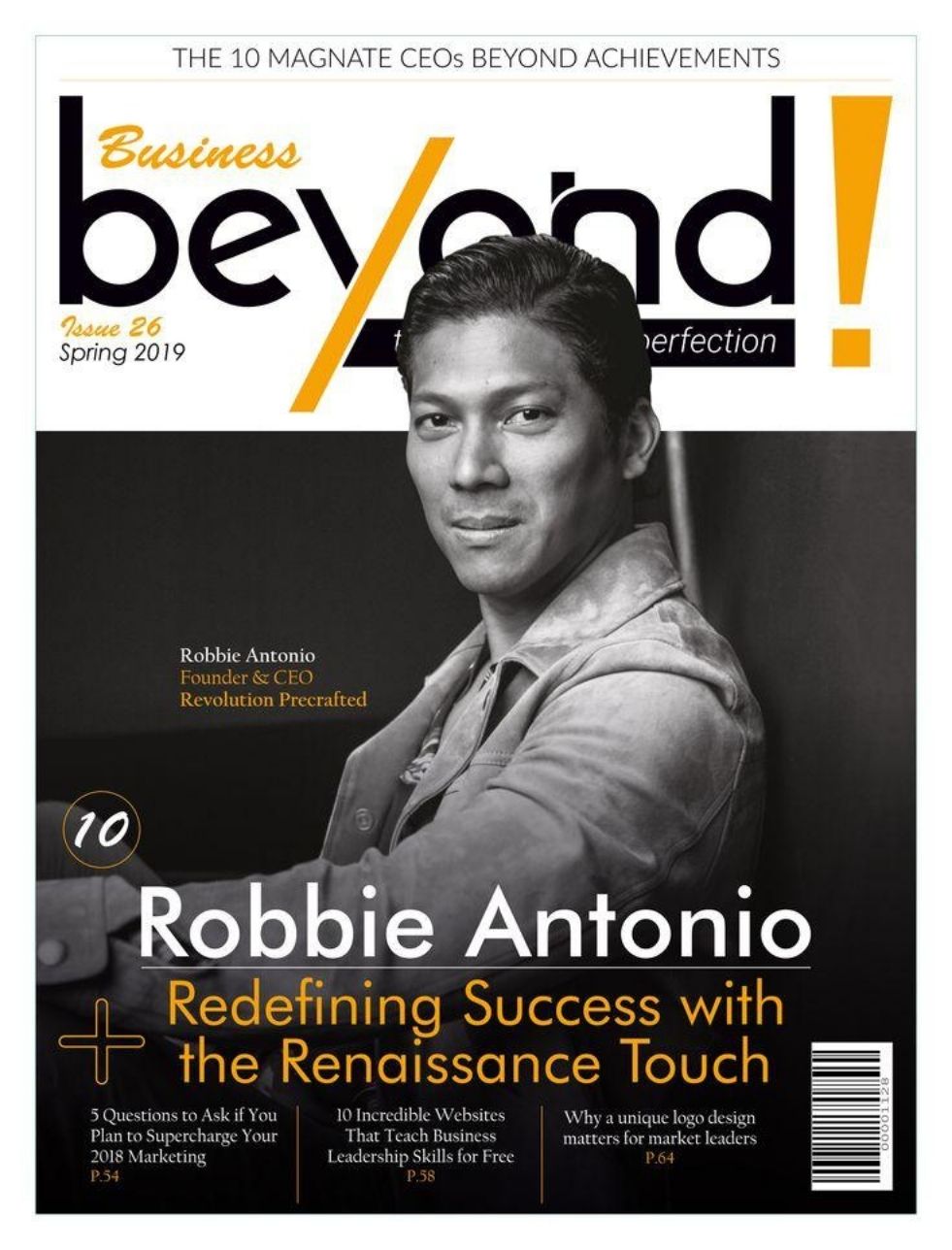 Business Beyond Robbie Antonio Magazine issue-26 spring-2019 redefining-success