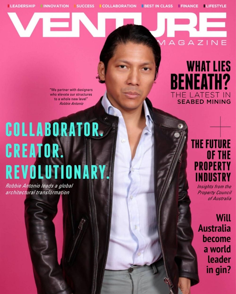venture magazine collaborator creator revolutionary 2018