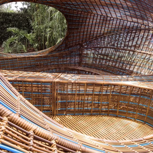 UNStudio Creates Woven “Ellipsicoon” Pavilion For Revolution Precrafted
