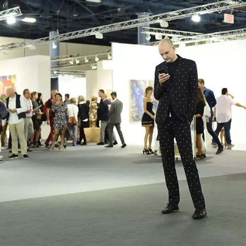 MIAMI BEACH, FL - NOVEMBER 30:  A general view of atmosphere at the Art Basel Miami Beach VIP preview on November 30, 2016 in Miami Beach, Florida.  (Photo by Daniel Zuchnik/Getty Images)