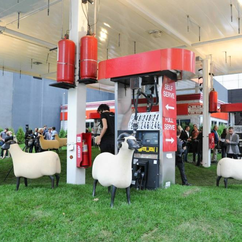 Getty Station Unveils François-Xavier Lalanne’s Sheep Station Exhibition