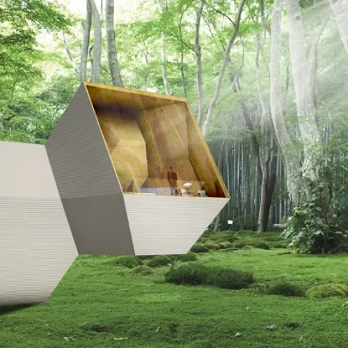 Cloud-like: Prefab house by Studio Fuksas