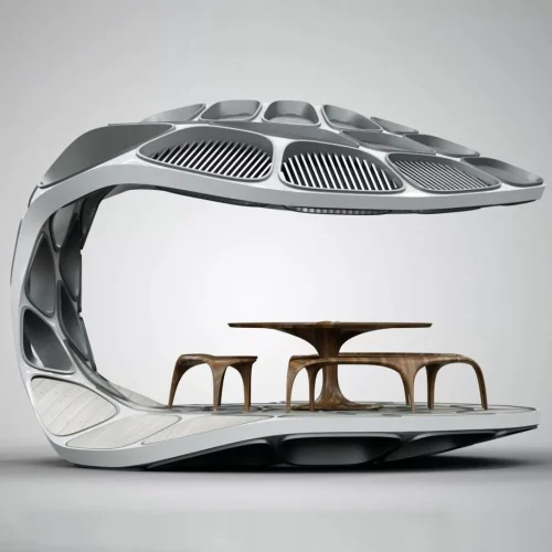 Volu Dining Pavilion | Zaha Hadid
