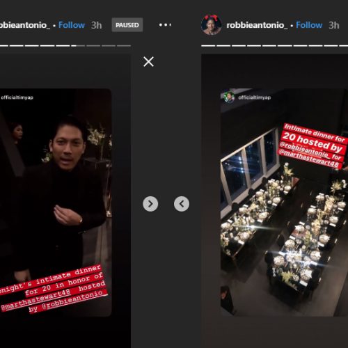 Robbie Antonio prepares a very exclusive dinner for Martha Stewart